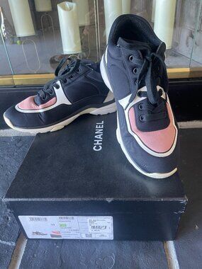 Authentic Chanel Lycra/Neoprene Womens Sneakers (RARE)